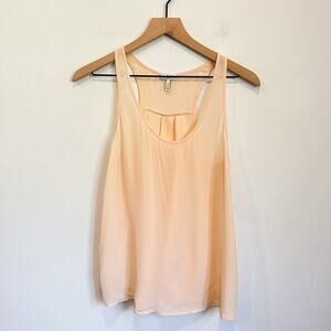 Joie Silk Sleeveless Lightweight Tank Top Pink Size XS